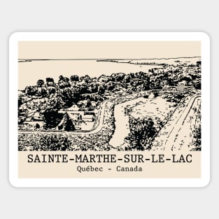 Sainte-Marthe-sur-le-Lac - Québec Magnet